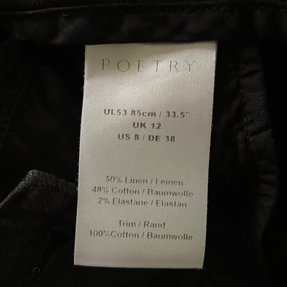 Poetry Fashion Linen Wide Leg Pants - Picture 4 of 4